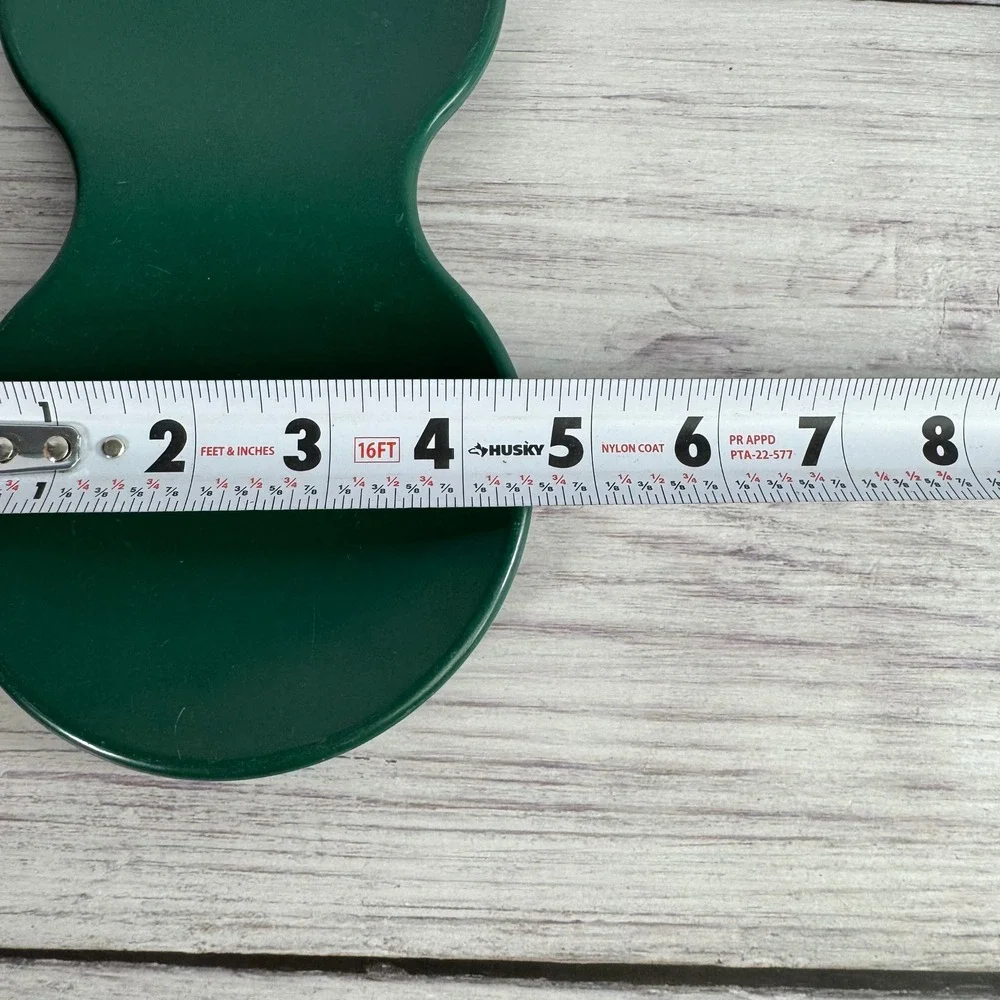 Vintage Tupperware Hunter Green Double Spoon Rest Holder 2763A-6 Kitchen Tool